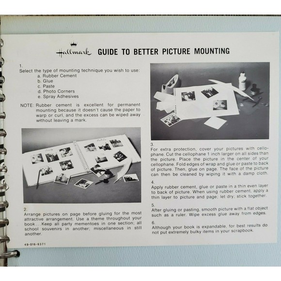 60s Big Head Hallmark Charmers Sunbonnet Kids Scrapbook Photo Album Vtg Unused - Picture 9 of 10